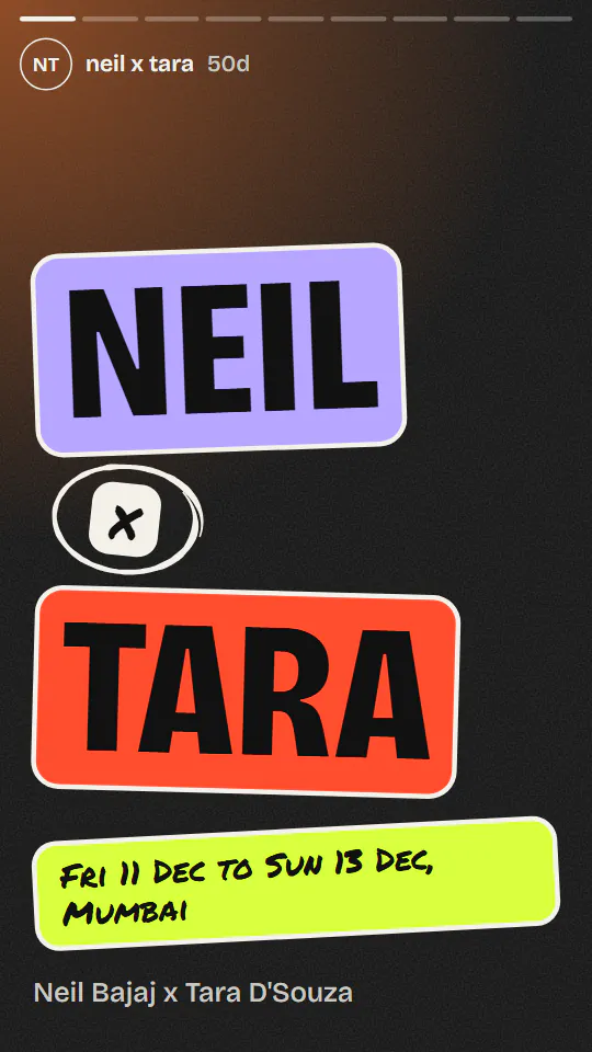 Main Character in Flash, the cover with the sample couple's names